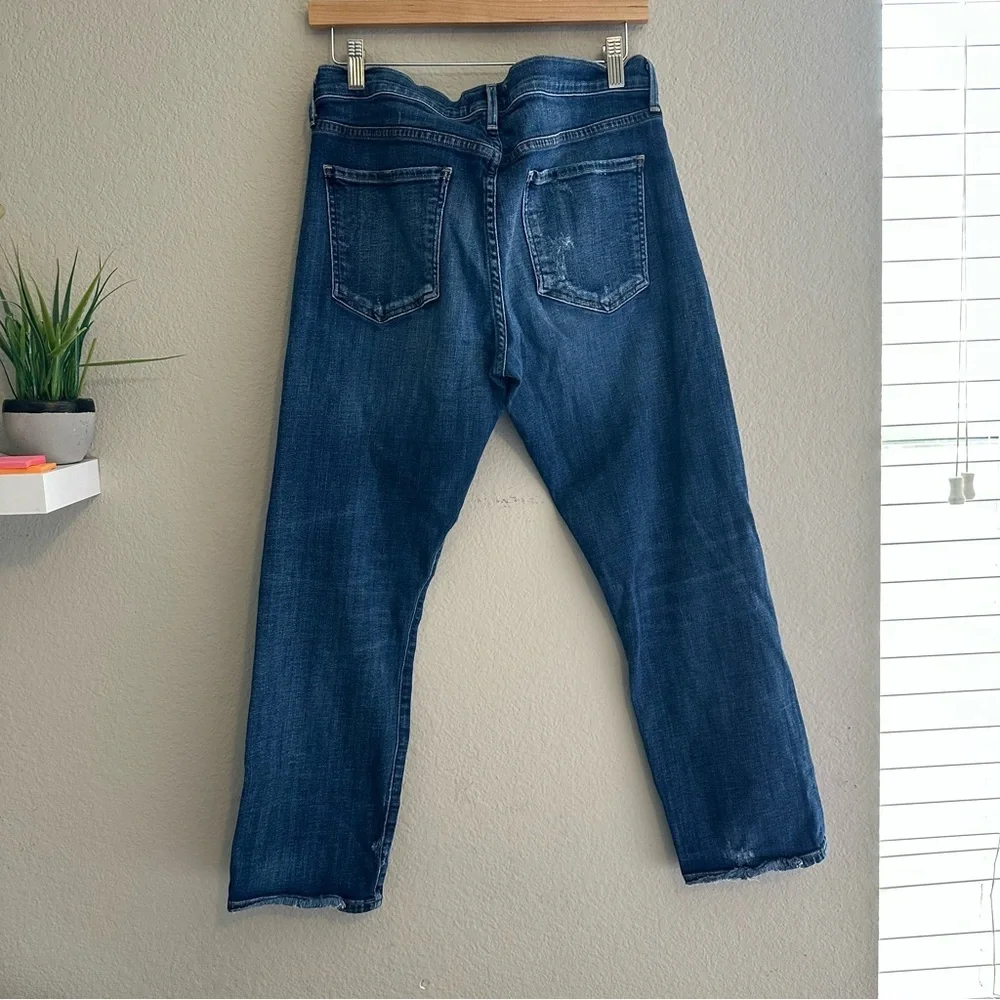 Agolde Isabel Slim Boyfriend Ankle in Starwood Distressed size 30